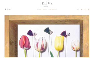 Il sito online di PLV Milano shop
