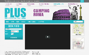 Il sito online di Plus Camping Roma