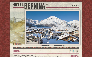 Il sito online di Hotel Bernina Livigno