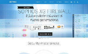 Il sito online di Sophos