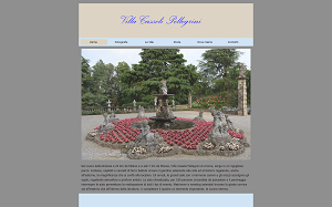Il sito online di Villa Cassoli Pellegrini