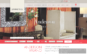 Il sito online di Anderson Hotel Milano