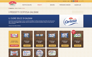 Il sito online di Certosa Galbani