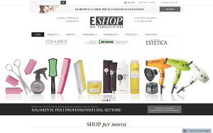 Il sito online di Estetica shop