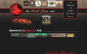 Il sito online di The Red Lion Pub