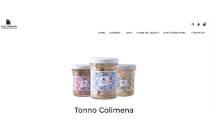 Il sito online di Tonno Colimena