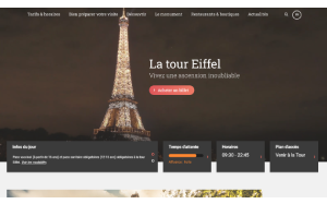 Il sito online di Torre Eiffel