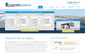 Il sito online di Traghetti Corsica