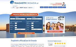 Il sito online di Traghetti Croazia