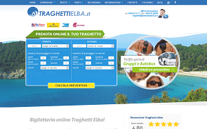 Il sito online di Traghetti Elba