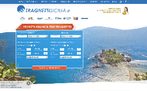 Il sito online di Traghetti Sicilia