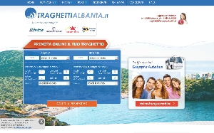 Il sito online di Traghetti Albania