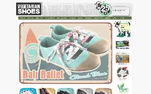 Il sito online di Vegetarian shoes