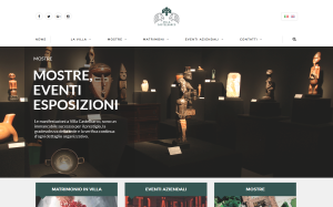 Il sito online di Villa Castelbarco