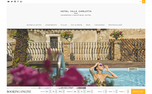 Il sito online di Hotel Villa Carlotta Taormina