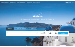 Il sito online di Seajets