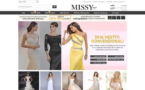 Il sito online di MissyDress