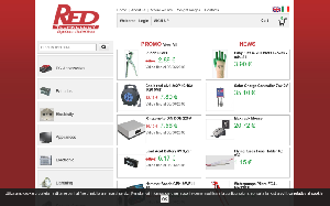 Il sito online di Red Technology shop