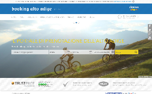 Il sito online di Booking Alto Adige