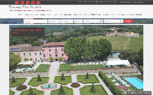 Il sito online di Tuscany Fine Rentals