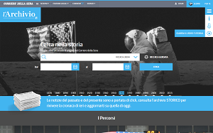 Il sito online di Archivio Corriere della Sera
