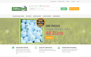 Il sito online di La Pallina da Golf