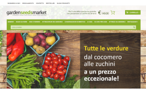 Il sito online di Garden Seeds Market