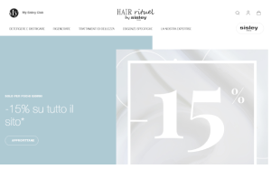 Il sito online di Hair Rituel by Sisley