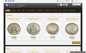 Il sito online di Gadoury Numismatica