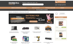 Il sito online di Duracell direct