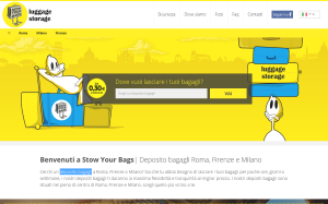 Il sito online di Stow Your Bags