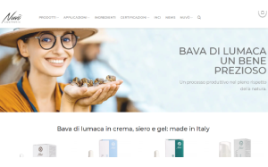 Il sito online di Nuvò Cosmetic