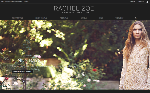 Il sito online di Rachel Zoe