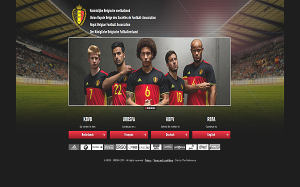Il sito online di Belgio Nazionale Calcio