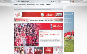Il sito online di Svizzera Nazionale Calcio