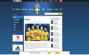 Il sito online di Svezia Nazionale Calcio