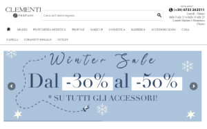 Visita lo shopping online di Clementi Profumi