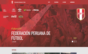 Il sito online di Perù Nazionale Calcio