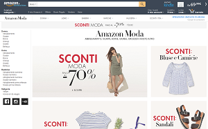 Il sito online di Amazon Moda