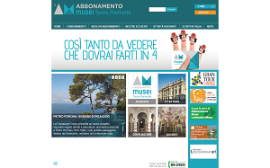 Il sito online di Abbonamento Musei