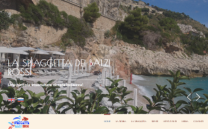 Il sito online di La Spiagetta Balzi Rossi