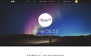 Il sito online di Remix OS
