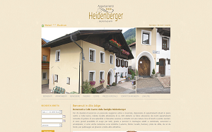 Il sito online di Heidenberger Appartamenti