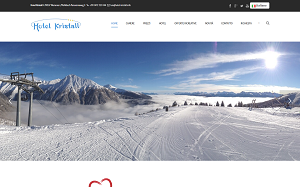 Il sito online di Kristall Hotel Sudtirol