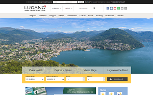 Il sito online di Lugano Turismo