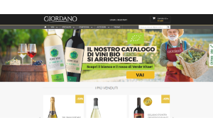 Il sito online di Giordano vini