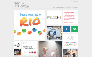 Il sito online di The Olympic Museum