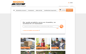 Il sito online di Migros Service