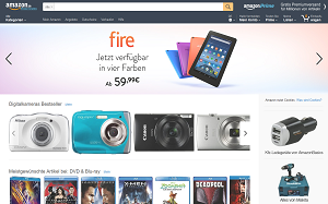 Il sito online di Amazon.de