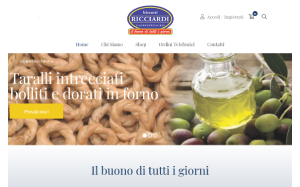 Il sito online di Biscotti Ricciardi